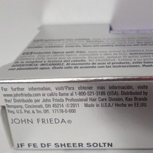 4 John Frieda Frizz-Ease Sheer Solution - Picture 6 of 13